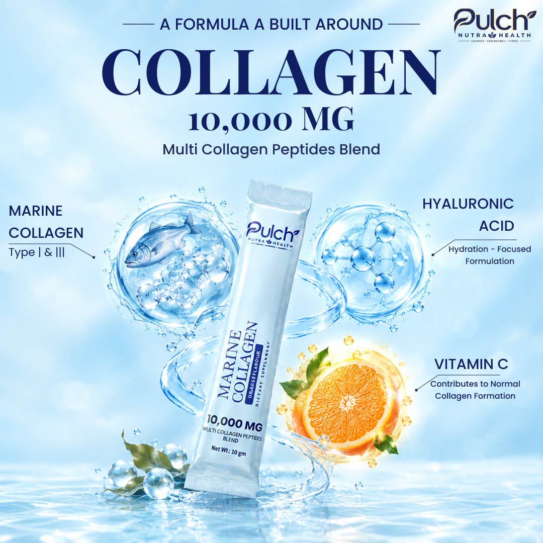 Pulch Marine Collagen Peptides – Orange Flavour
