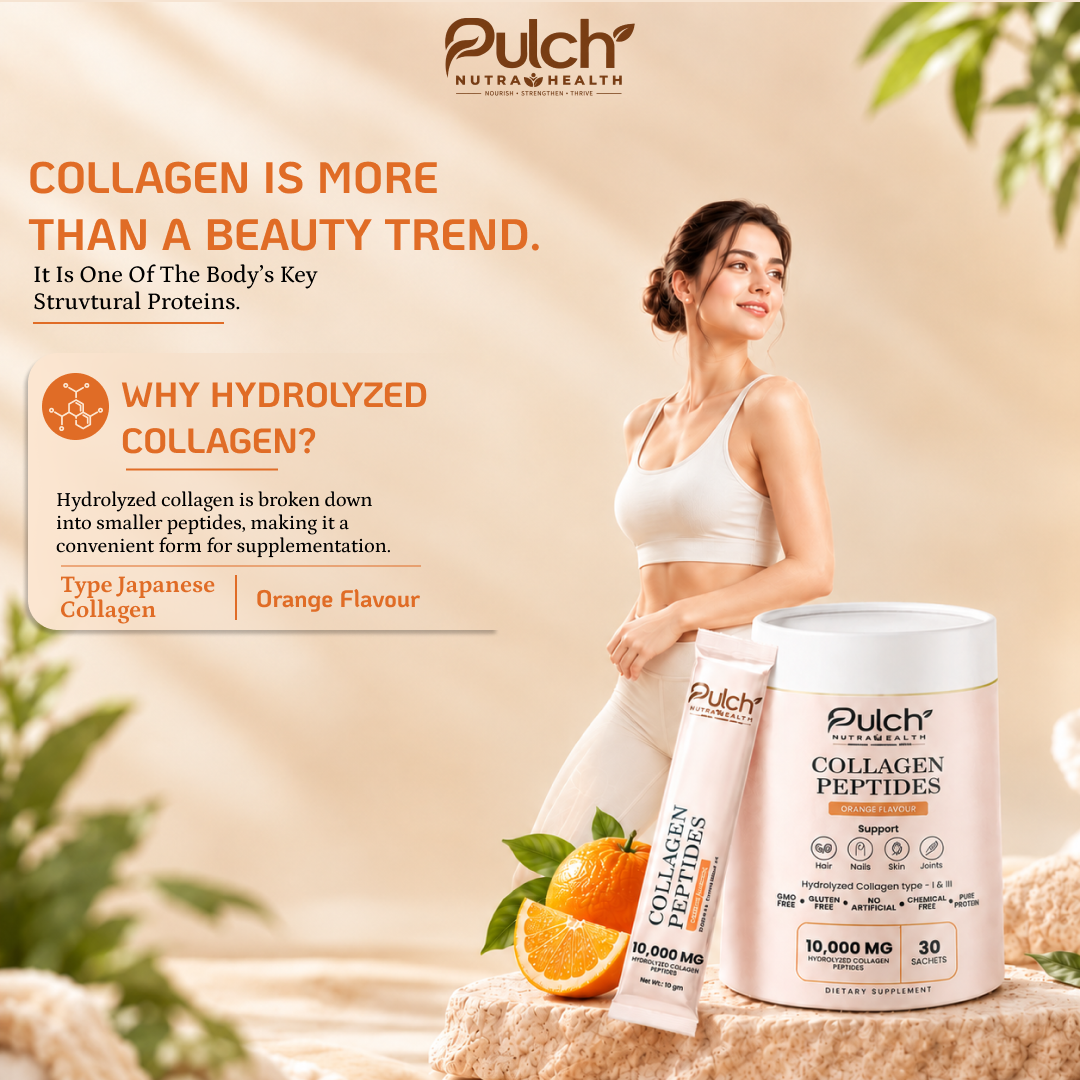 Pulch Collagen Peptides – Orange Flavour