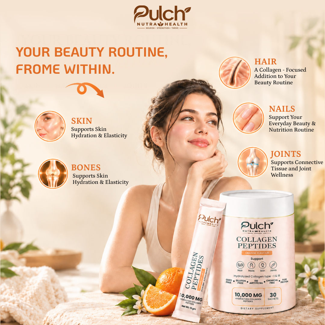 Pulch Collagen Peptides – Orange Flavour