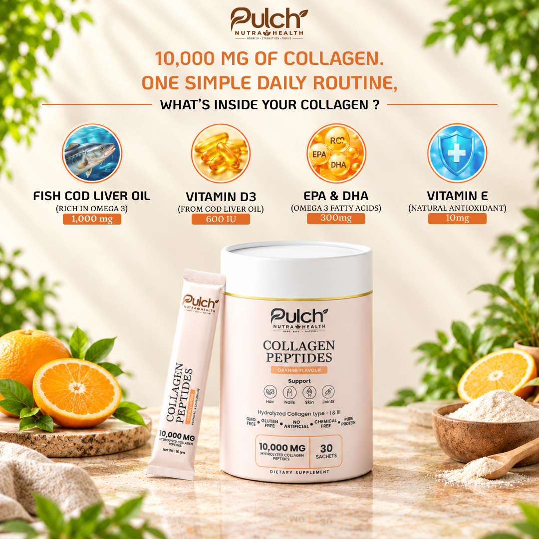 Pulch Collagen Peptides – Orange Flavour
