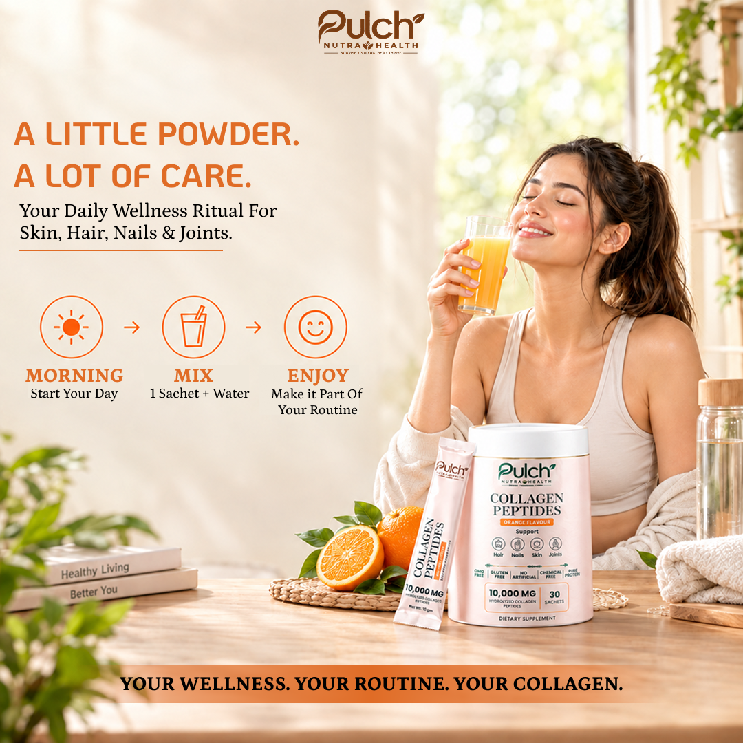 Pulch Collagen Peptides – Orange Flavour