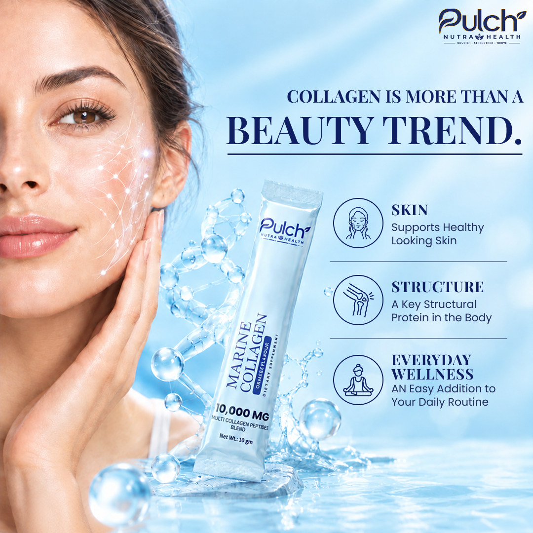 Pulch Marine Collagen Peptides – Orange Flavour